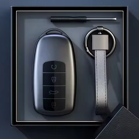 Grey TPU Car Key Case Cover for Chery Jaecoo J7 7 J8 Omoda 5 C5 Tiggo 7 8 Pro Max Tiggo 7 8 Plus Arr