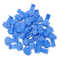 25Pcs Blue Solderless Quick Splice Snap Wire Connector 0.75-2.5mm/AWG 14 to 18 KME01