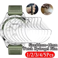 Hydrogel Film Universal Round Watch Screen Protector Film 1-5Pcs 26-46mm 29mm 30mm 31mm 32mm 33mm 34