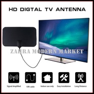 ANTENA TV DIGITAL INDOOR HDTV 50 MILES VHF UHF/ANTENA TV LED/ANTENA TV DALAM RUMAH/ANTENA TV DALAM