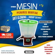 "BIMA" SPINNER mesin peniris minyak makanan gorengan keripik krispi bawang(alat saringan minyak)