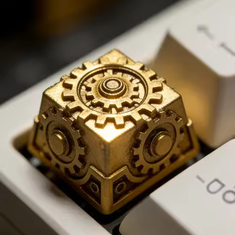 Magic Academy Anime Keycaps Metal Artisan Keycaps Custom Original Handmade Keycaps for Mechanical Ke