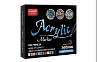 塑膠彩馬克筆 Acrylic Marker 24色/SF到付