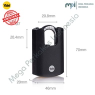 Yale Y121B 40 125 Outdoor Black Plastic Cover Brass Padlock Boron 40mm