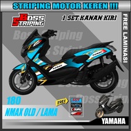 STICKER MOTOR STRIPING NMAX LAMA N-MAX LAMA KODE M180 STIKER MOTOR SETRIPING LIST VARIASI YAMAHA NMA