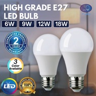 6W/9W/12W/18W HIGH QUALITY LED BULB E27 MENTOL LAMPU DOWNLIGHT TABLE LAMP LAMPU MEJA GATE PAGAR SILI