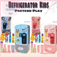 Mini Refrigerator Fridge Pretend Play Kitchen Playset Fridge Mini / Peti Ais Mainan Kanak Masak Masak Peti Ais Budak