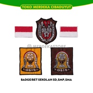 BET/BADGE EMBROIDERY Elementary School/SMP HIGH SCHOOL | 6 x 7.5 cm