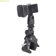 Doublebuy Functional Mic Clip Holder Mount Adjustable For 16mm To 47mm Round Objects Stable Attachme