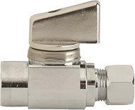 Danco 59203E 3/8" Comp. Outlet x 1/2" FIP Inlet Straight Stop Valve