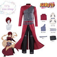Gaara Cosplay Costume For Boys Adult Anime Naruto Ninja Uniform Halloween Party Outfits W/Gourd Bag