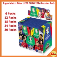Topps Match Attax UEFA EURO 2024 GERMANY Sealed Booster Packs - 6 / 12 / 18 / 24 / 30 Packs
