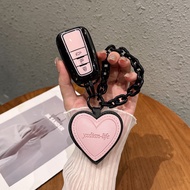 Soft Tpu Car Remote Key Case Cover for Toyota RAV4 Crown Hilux Fortuner Camry Land Cruiser Prado Alp