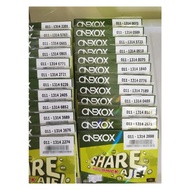 1314 Number Onexox prepaid Xox Sim Card 36months validity Self Register