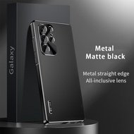 โลหะแม่เหล็ก Case สำหรับ Samsung Galaxy S22 S21อัลตร้า S22Plus ชายแดนกรอบเต็มปกอัลตร้าบางเลนส์ป้องกั