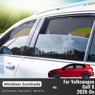 For Volkswagen VW Golf 8 Golf8 2021 2022 2023 2024 Magnetic Car Sunshade Front Windshield Curtain Si