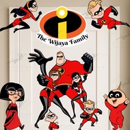 Disney Cruise The Incredibles Elastigirl Bob Helen Violet Dash Jack Parr Edna Mode 20cm Waterproof M