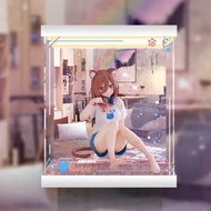 [AOWOBOX] Taito Desktop Cute 五等分的新娘 中野三玖 貓耳居家服 手辦高透主題展示盒 展示箱 display box 亞加力 模型盒 亞加力展示盒 燈