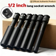 Hex Impact Wrench Socket Set 1/2 inch Impact Drive Extension Socket CR-V Material 8mm 10mm 12mm 17mm