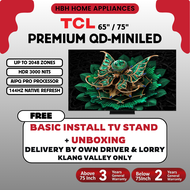【FREE BASIC INSTALL】TCL 2025 C7K ( 85" 75" 65" ) Premium QD-Mini LED QLED Google TV 144Hz Ultra Slim