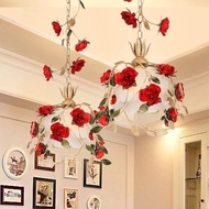 JS Lampu dekorasi restoran bunga lampu gantung untuk ruang makan Le