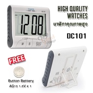 DC101 Digital Multifunctional Countdown Count Up Timer Alarm นาฬิกาจับเวลาถอยหลัง นาฬิกาทำอาหาร นาฬิ