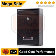 Outdoor post mailbox rainwater-proof mailbox with combination lock /key lock letter box mailbox Sugg