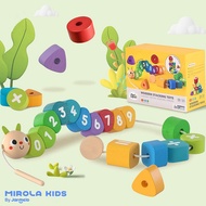 Jarmelo (Joan Miro) ตัวต่อบล็อกไม้เสริมพัฒนาการ Wooden Stacking Toys Educational Toys for Kids