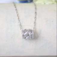 18k White Gold Plated Necklace