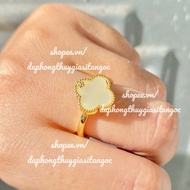 Super pretty 4-leaf clover ring