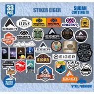 EIGERR PACKAGE STICKERS CONTAIN 33 PCS DISTRO STICKER MATERIAL OUTDOOR STICKERS