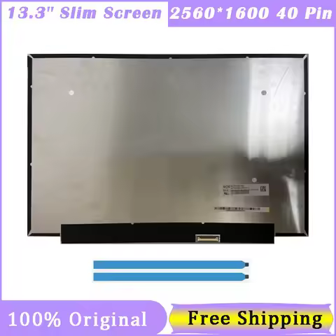 13.3 Inch Slim Laptop Screen NE133QDM-N60 LP133WQ1-SPD1 2560X1600 2.5K QHD IPS 100%SRGB 40 Pin EDP D