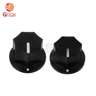 Penutup tombol speaker gitar elektrik, penutup tombol berbentuk tujuh segi, tombol pedal efek gitar,