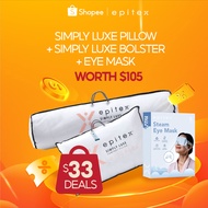 Epitex 3.3 Brand Box - Simply Luxe Comfort Pillow & Bolster + Eye Heat Pad Steamer