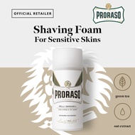 Proraso Shaving 300ml - For Sensitive Skin ( Tea &amp; Oat)-SGPOMADES