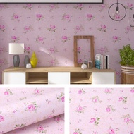 Shabby Pink Wall Paper 3.5m to/d 4m x 45cm