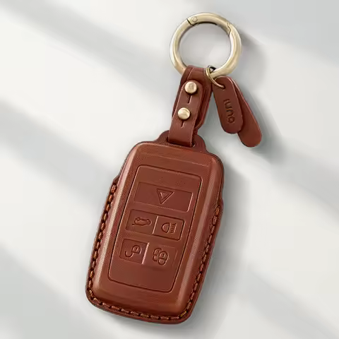 Genuine leather Protector For Land Rover Range Rover Evoque Discovery Sport Vela 4 Key Case Cover Fo