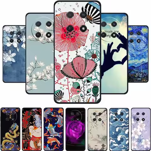 3D Emboss Case For Huawei Nova 14i Phone Case Coque Flowers Silicone Soft Back Cover For Huawei Nova