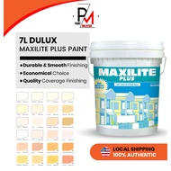 DULUX Maxilite Plus Emulsion Paint 7L (PART B) Interior Wall &amp; Ceiling Water Base Paint Cat Dinding Dalaman Rumah 水漆