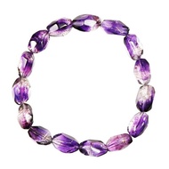 【正佳珠寶】紫超七 頂級冰淨體紫超七 19.1g 隨形紫超七水晶手珠