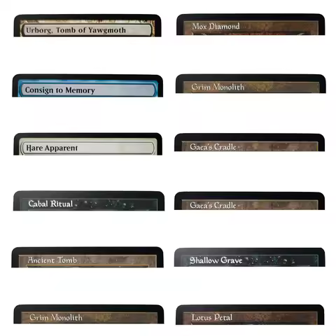 Custom High-Quality NON FOIL Magical Cards Ancient Tomb Cabal Ritual Lion's Eye Diamond Mox Diamond 