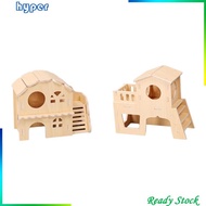 [ Hamster Wooden House Lovely Hamster Habitats for Hedgehog Chinchilla Hamster