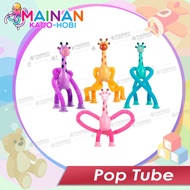 CUTE CHILDREN'S EDUCATIONAL TOYS PULL TUBE POP TUBE GIRAFFE TELESCOPIC FIDGET TOYS STRESS RELIEF