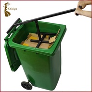 [kokiya] Manual Trash Compactor Waste Bin Compactor Free up Space in Bins Trash Can Household Long H