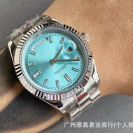 Preferred❤ T Trendy Worker Log Watch Men's Mechanical Watch Week Display Dual Calendar Men's Watch S