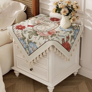 Tyk American Bedroom Bedside Table Dust Cover Cover Cloth Square Square Table Square Towel Tableclot