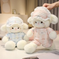 Snot Bear Running Little Lamb Plush Toy Pajamas Little Sheep Doll Comforting Stuffed Doll Children's