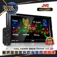 (1เครื่อง) จอ2DIN จอ6.8นิ้ว วิทยุรถยนต์ จอติดรถยนต์ จอแสดงผล6.8นิ้ว เล่นแผ่น DVD/CD ได้ มีไมค์แยกอิสระ JVC KW-V630BT INTERBRAND