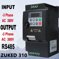 VFD Inverter 380V 0.75kw/1.5kw/2.2kw/3kw/4kw/5.5KW 7.5kw/11kw VFD Frequency Inverter  380V Output Fr