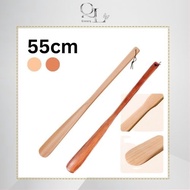 Shoe picker, shoe heel picker, quick wooden shoe stick with convenient hanging strap